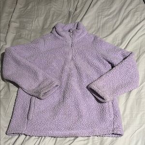 Wonder Nation Lavender Fleece Top